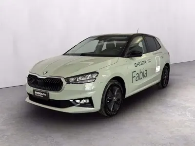 Nuova Skoda Fabia 95 CV (69 kW) 2026 Verde dolomite nero tulipano p Utilitaria
