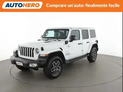 Usata Jeep Wrangler Unlimited Sahara 381 CV (280 kW) 2022 Bianco SUV