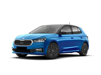 Nuova Skoda Fabia 116 CV (85 kW) 2026 Blu race metallizzato nero tulipano perl Utilitaria