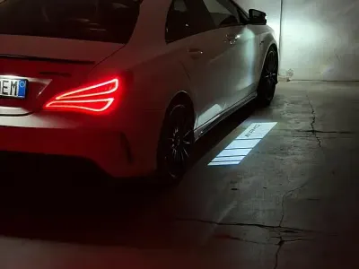 Usata Mercedes CLA45 AMG AMG 360 CV (264 kW) 2014 Bianco Coupé