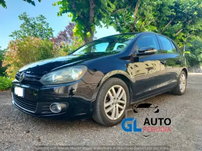 Usata VW Golf VI Highline 110 CV (80 kW) 2010 Nero Utilitaria
