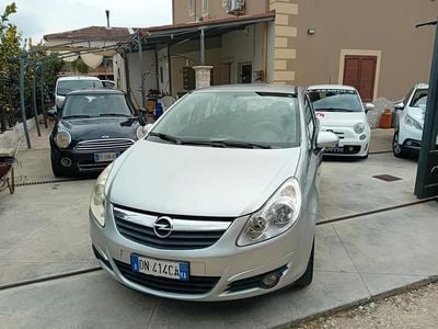 Usata Opel Corsa Enjoy 80 CV (58 kW) 2008 Argento Utilitaria