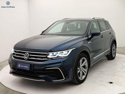 Usata VW Tiguan R-line 150 CV (110 kW) 2022 Verde SUV