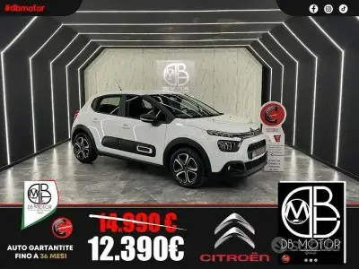 Usata Citroën C3 Feel 102 CV (75 kW) 2021 Bianco Utilitaria