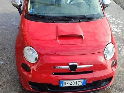 Usata Fiat 500 Lounge 69 CV (50 kW) 2009 Rosso Cabrio