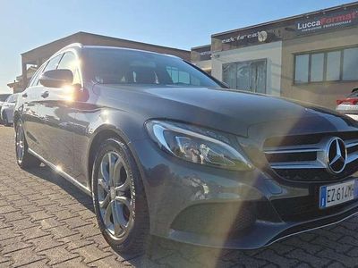 Usata Mercedes C200 Business 136 CV (100 kW) 2015 Grigio Station wagon