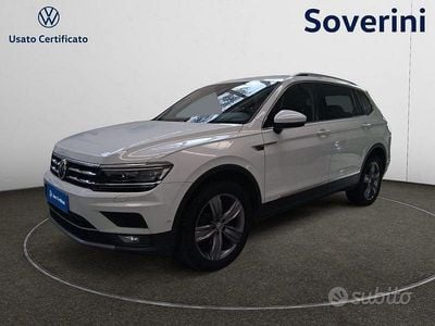 Usata VW Tiguan Allspace Advance 150 CV (110 kW) 2020 Bianco SUV