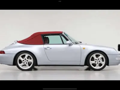 Usata Porsche 993 286 CV (210 kW) 1996 Argento Cabrio