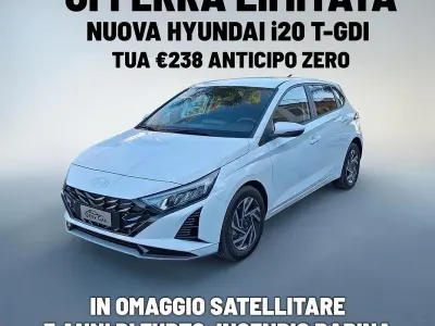 Nuova Hyundai i20 90 CV (66 kW) 2026 Bianco Utilitaria