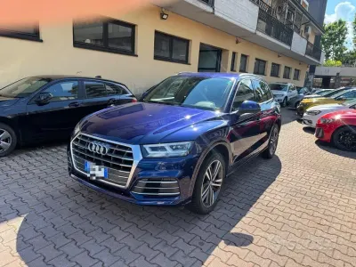 Usata Audi Q5 S-Line 190 CV (139 kW) 2018 Blu SUV