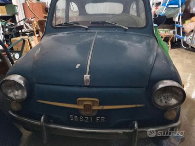 Usata Fiat 600 1960 Blu Utilitaria