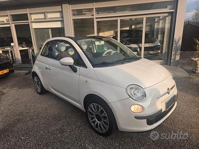 Usata Fiat 500C Lounge 100 CV (73 kW) 2010 Bianco Cabrio