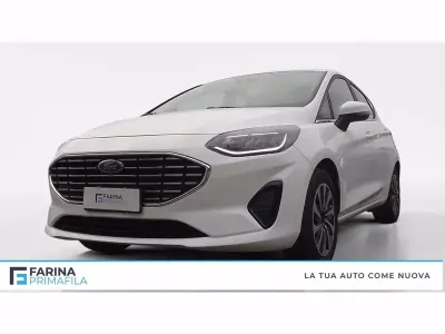 Usata Ford Fiesta Titanium 125 CV (91 kW) 2023 Bianco frozen Utilitaria