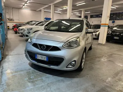 Usata Nissan Micra Acenta 80 CV (58 kW) 2013 Argento Utilitaria