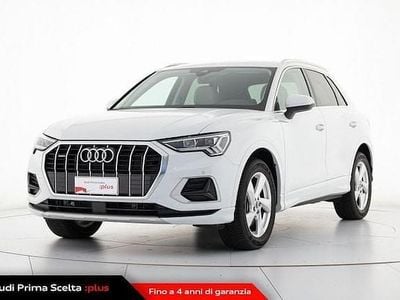 Usata Audi Q3 Advanced Plus 200 CV (147 kW) 2022 Bianco ghiaccio metallizzato SUV