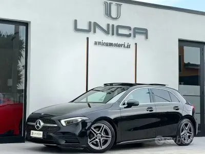 Usata Mercedes A180 AMG Line Premium Plus 116 CV (85 kW) 2019 Nero Berlina