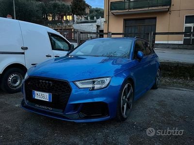 Usata Audi RS3 Comfort 400 CV (294 kW) 2018 Blu Berlina