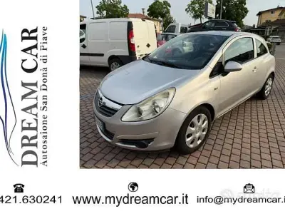Usata Opel Corsa Enjoy 80 CV (58 kW) 2009 Grigio Utilitaria