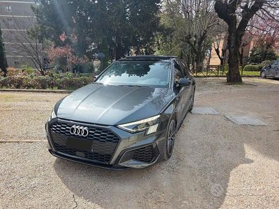 Usata Audi A3 S-Line 150 CV (110 kW) 2021 Nero Berlina