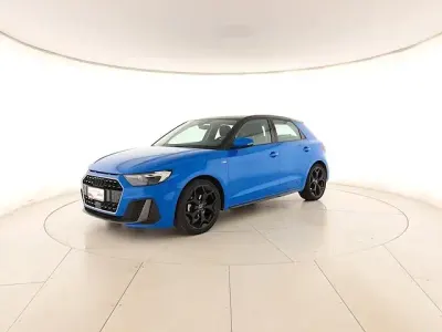 Usata Audi A1 Sportback S-Line 116 CV (85 kW) 2019 Blu turbo nero mito metallizzato Utilitaria