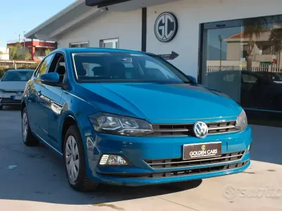 Usata VW Polo Trendline 65 CV (47 kW) 2018 Blu Utilitaria