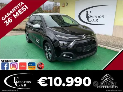 Usata Citroën C3 PureTech 110 CV (80 kW) 2022 Nero Utilitaria
