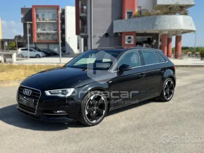 Usata Audi A3 Sportback Ambition 105 CV (77 kW) 2013 Nero Utilitaria