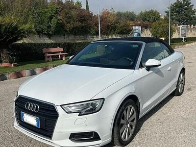 Usata Audi A3 Cabriolet Comfort 110 CV (80 kW) 2018 Bianco Cabrio