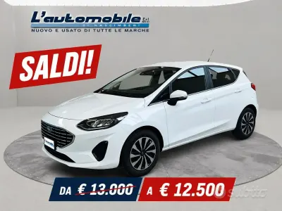 Usata Ford Fiesta Titanium 75 CV (55 kW) 2022 Bianco Utilitaria
