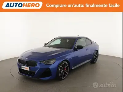 Usata BMW M240i M Sport 374 CV (275 kW) 2022 Blu Coupé