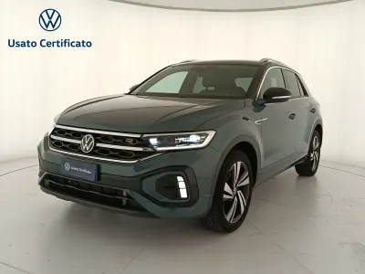 Usata VW T-Roc R-line 149 CV (109 kW) 2023 Verde SUV