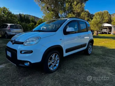 Usata Fiat Panda 4x4 S 75 CV (55 kW) 2013 Bianco Utilitaria