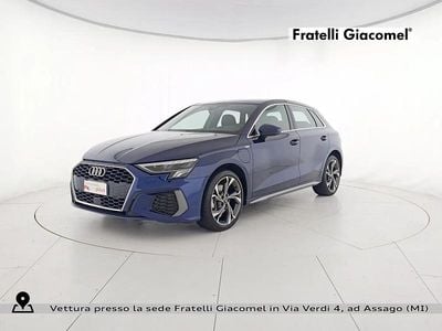 Usata Audi A3 S-Line 204 CV (150 kW) 2024 2d blu navarra metallizzato Berlina