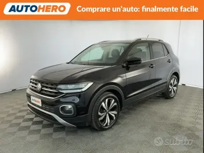 Usata VW T-Cross Advance 110 CV (80 kW) 2021 Nero SUV