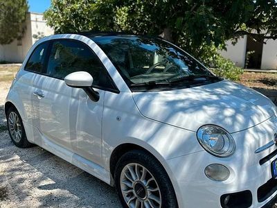 Usata Fiat 500 95 CV (69 kW) 2014 Bianco Cabrio