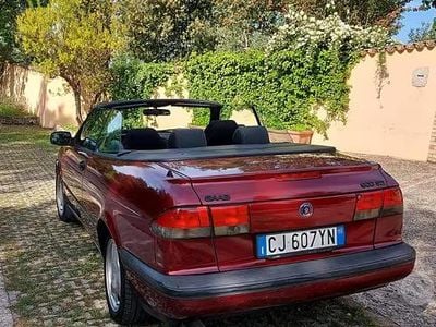 Usata Saab 900 Cabriolet 1995 Rosso Cabrio