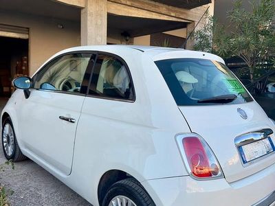 Occasion Fiat 500 Lounge 69 ch (50 kW) 2009 Blanc Citadine