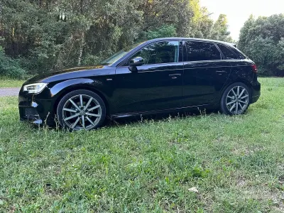 Usata Audi A3 S-Line 110 CV (80 kW) 2016 Nero Berlina