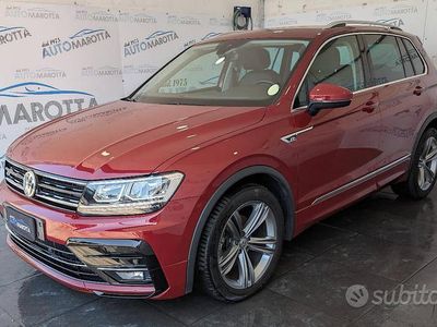 Usata VW Tiguan Sportline 116 CV (85 kW) 2018 Rosso SUV