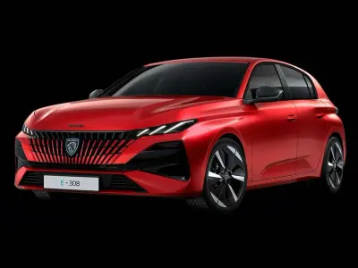 Nuova Peugeot e-308 GTi 53 kW (73 CV) 2026 Verde olivine Utilitaria