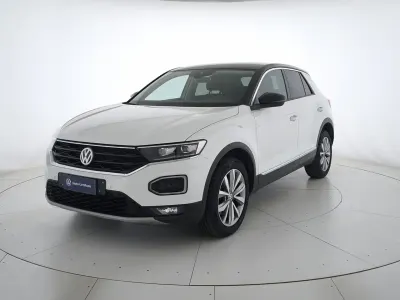 Usata VW T-Roc Style 115 CV (84 kW) 2018 Pure white nero SUV