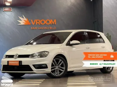Usata VW Golf VII 110 CV (80 kW) 2016 Bianco Berlina