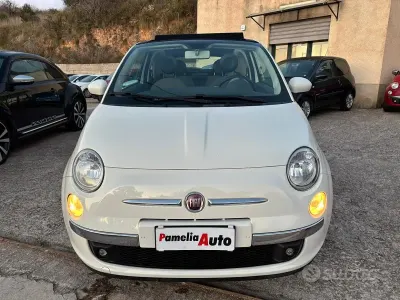 Usata Fiat 500 Lounge 69 CV (50 kW) 2012 Bianco Cabrio