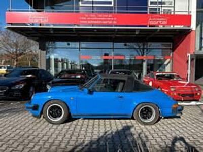 Usata Porsche 911 165 CV (121 kW) 1976 Blu Cabrio
