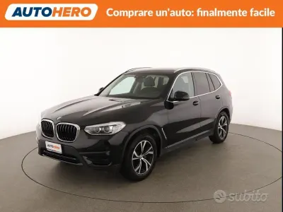 Begagnad BMW X3 Advantage 184 HK (135 kW) 2020 Svart SUV