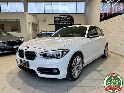 Begagnad BMW 118 Sport Line 150 HK (110 kW) 2017 Vit Halvkombi