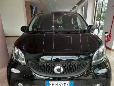 Usata Smart ForFour Prime 71 CV (52 kW) 2017 Nero Utilitaria