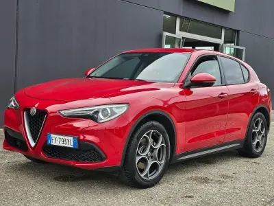 Brugt Alfa Romeo Stelvio 160 HK (117 kW) 2019 Rød SUV