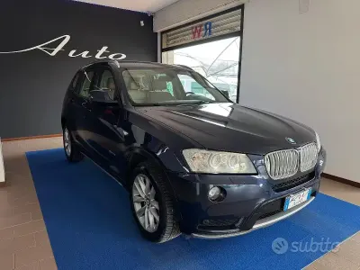 Usata BMW X3 249 CV (183 kW) 2015 Blu SUV