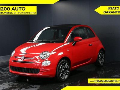Usata Fiat 500C Club 69 CV (50 kW) 2023 Rosso Cabrio